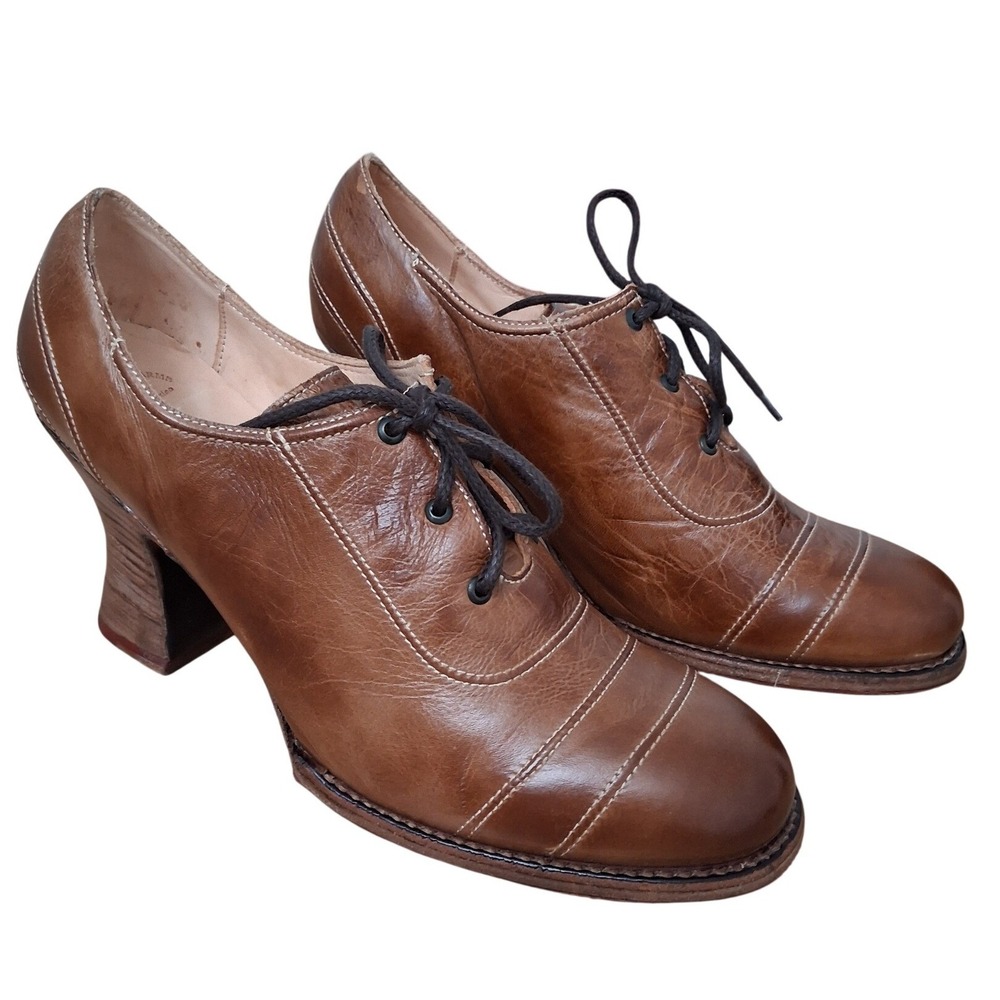Bed‎ Stu Oak Tree Farms Women's size 11 Victorian Leather Heel Renaissance Shoes